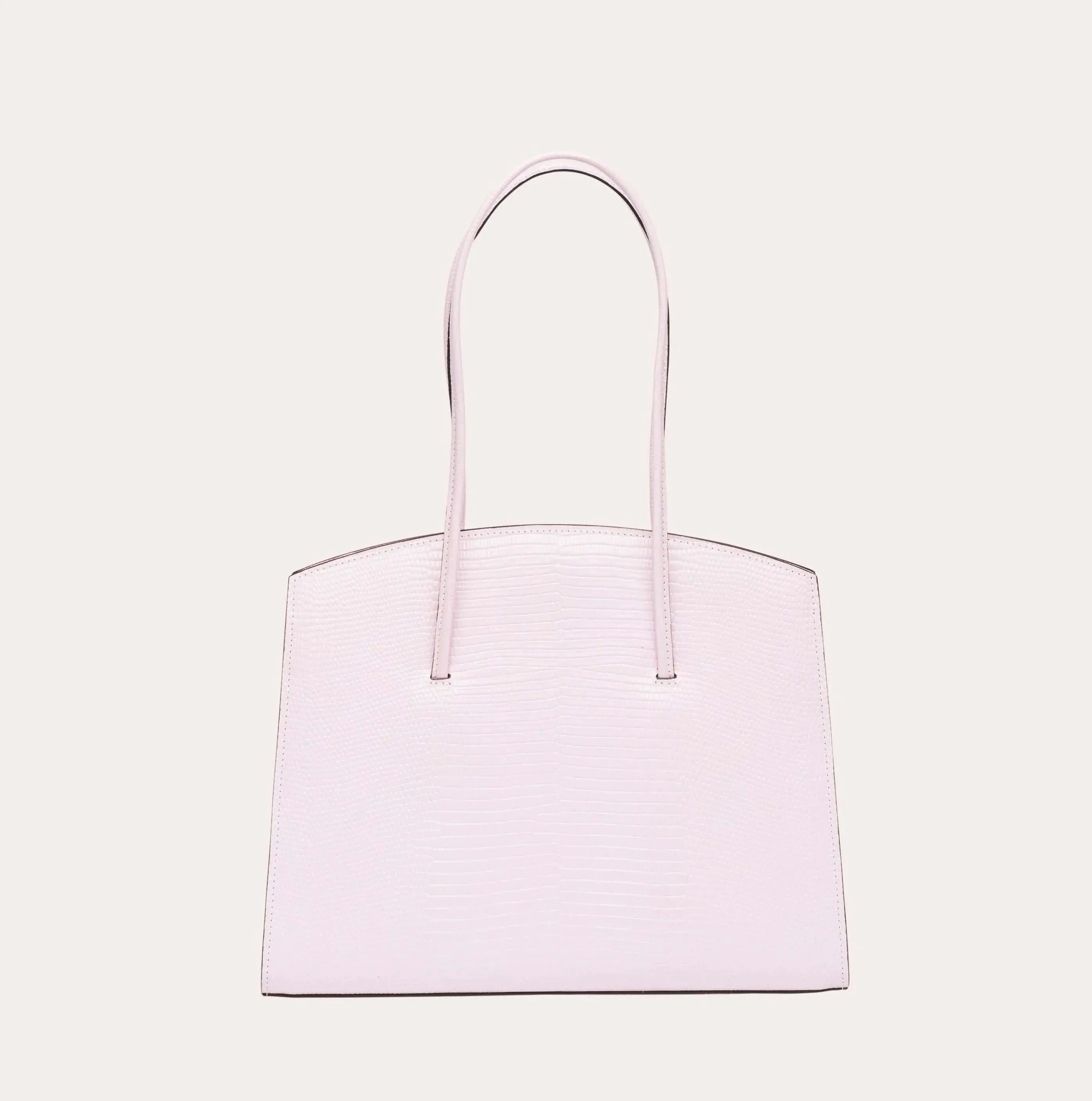 Minimal Tote Pink Lizard