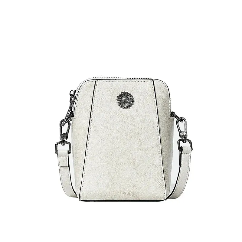 Mugrs™ Daphne Cowhide Leather Crossbody Bag