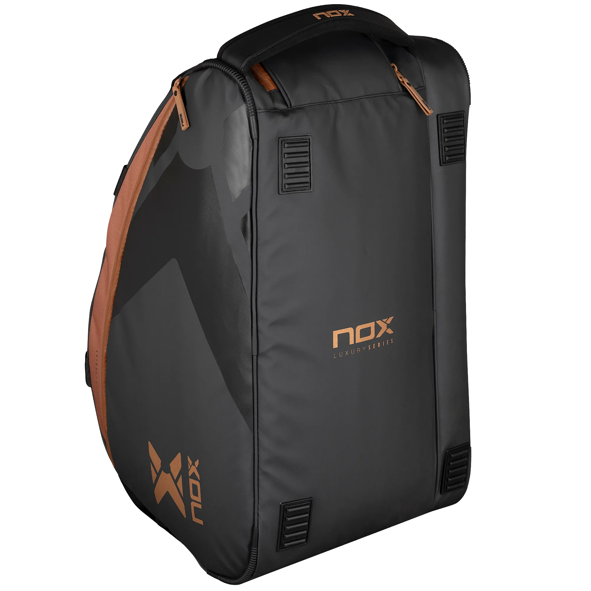 Nox Luxury Open Series Padel Bag Black Brown