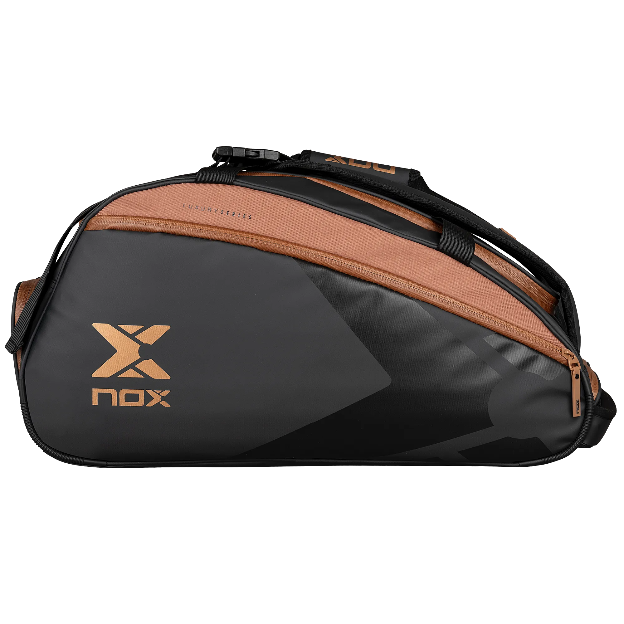Nox Luxury Open Series Padel Bag Black Brown