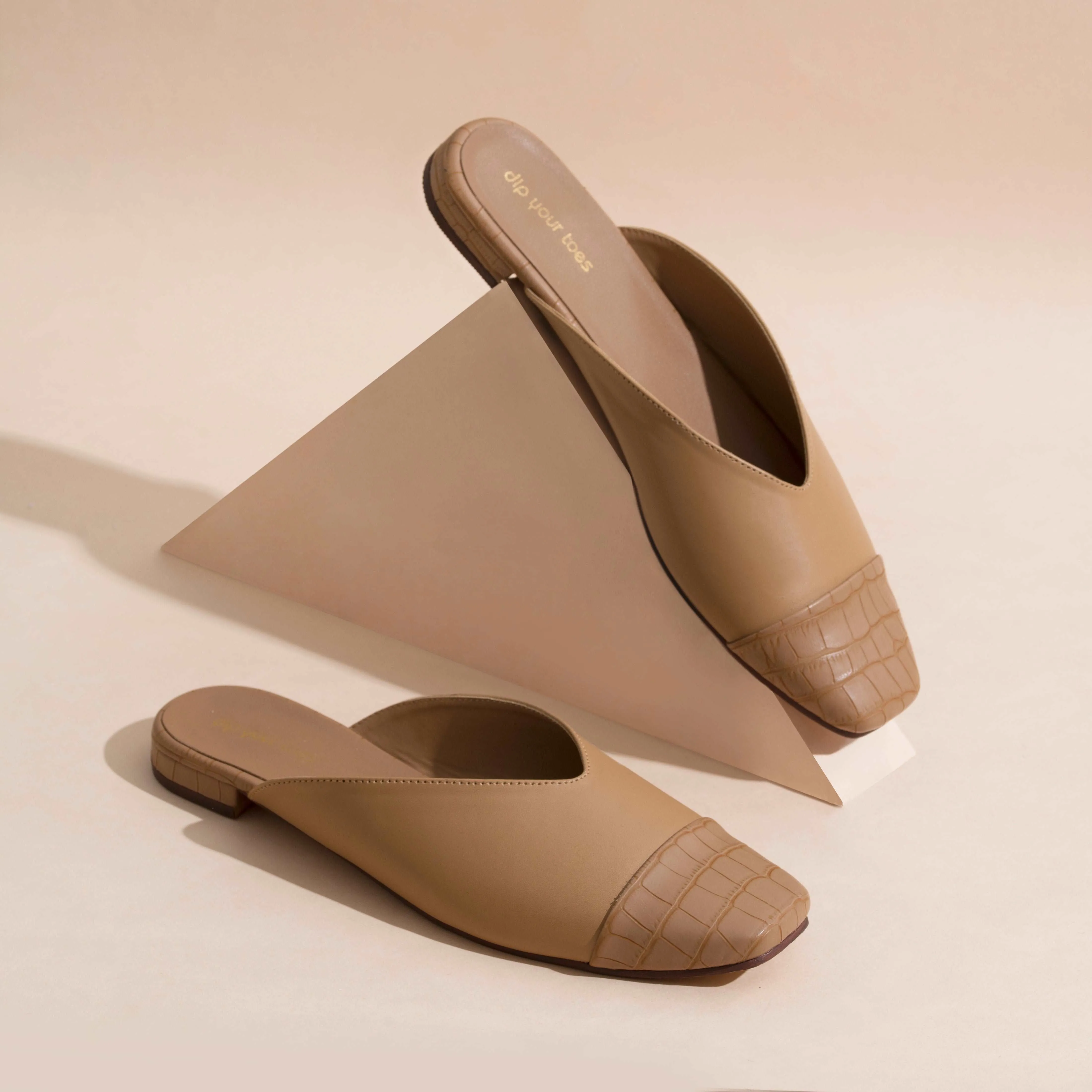 Nude Bella Mules