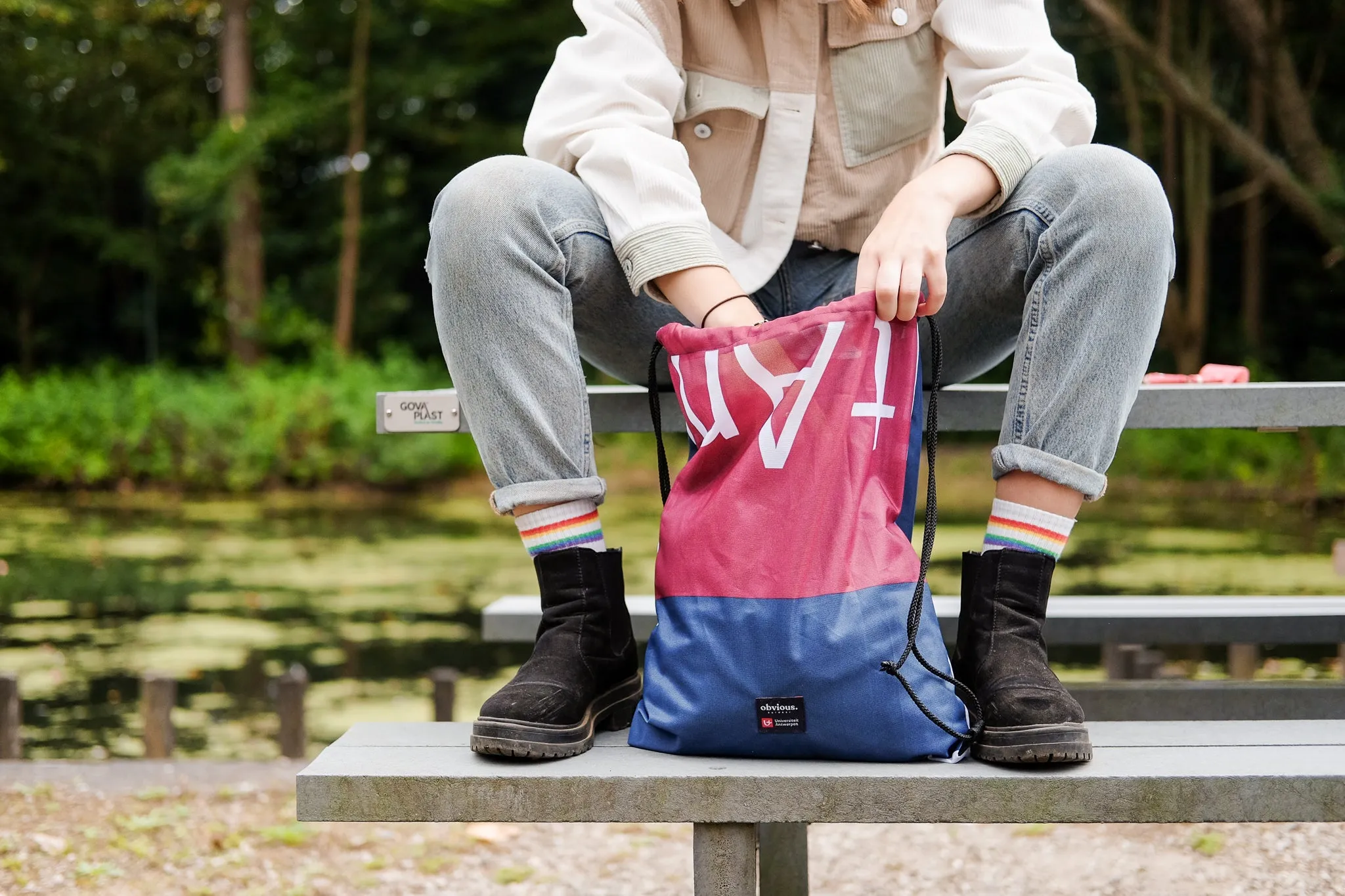 Obvious x UAntwerp | Drawstring bag