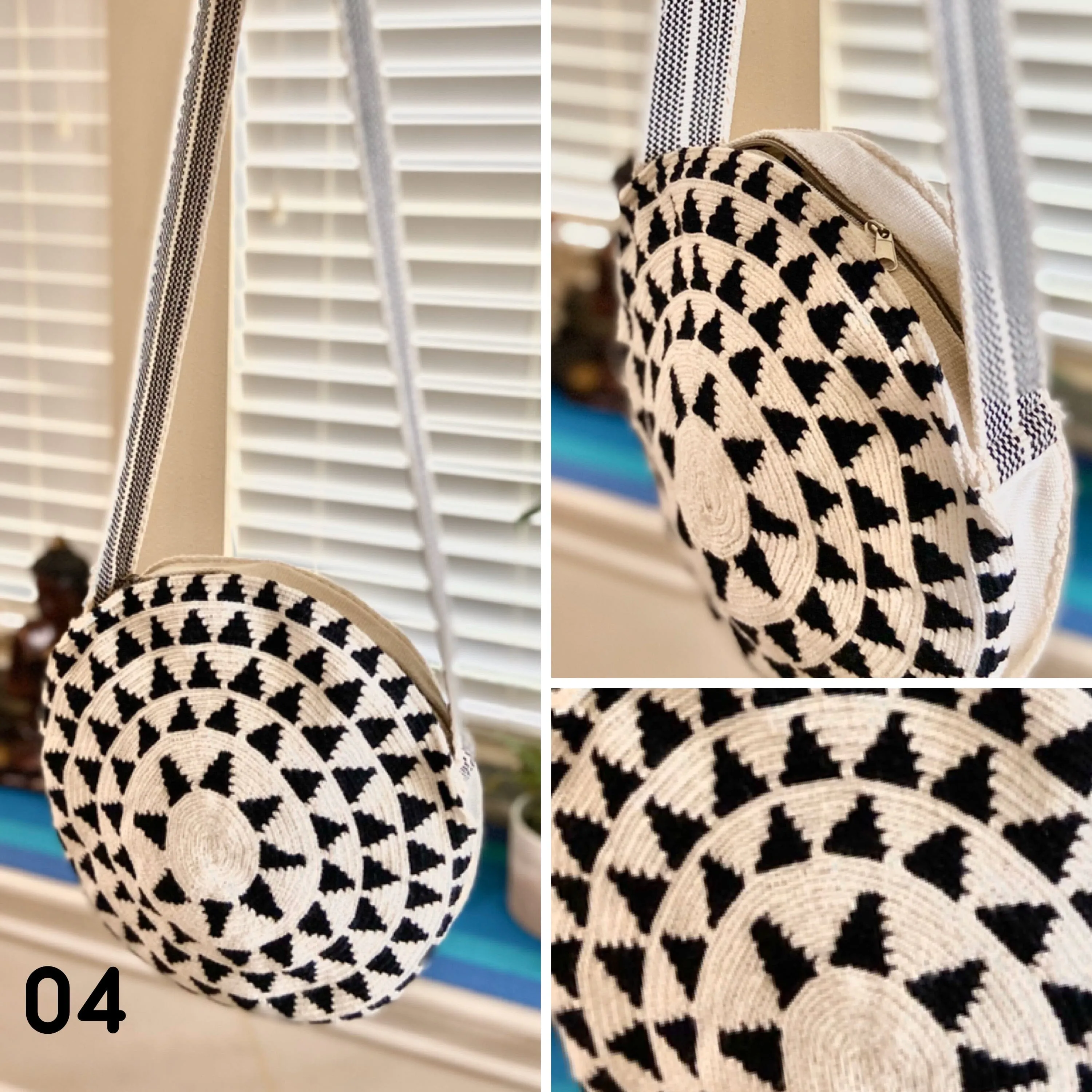 Perissa Beach Rounded Crochet Bags
