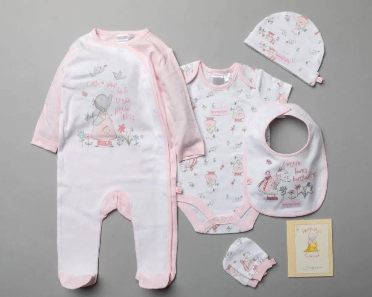 Pink Elephant 5pc Gift Set