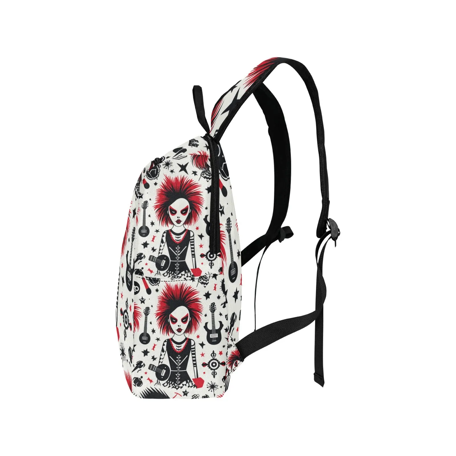 Punk Rock Girl Lightweight Casual Backpack