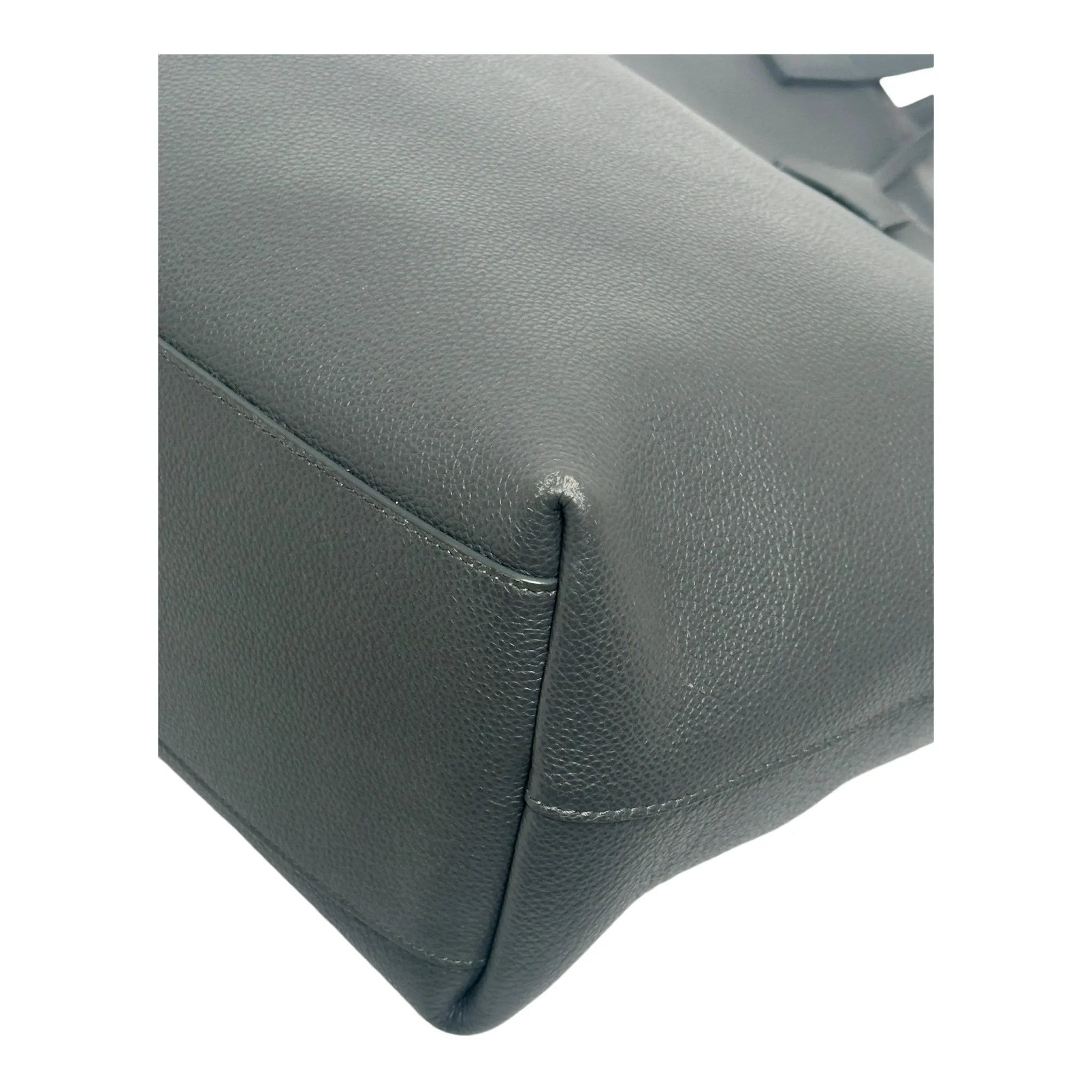 Saint Laurent North/South Leather Shopping Tote