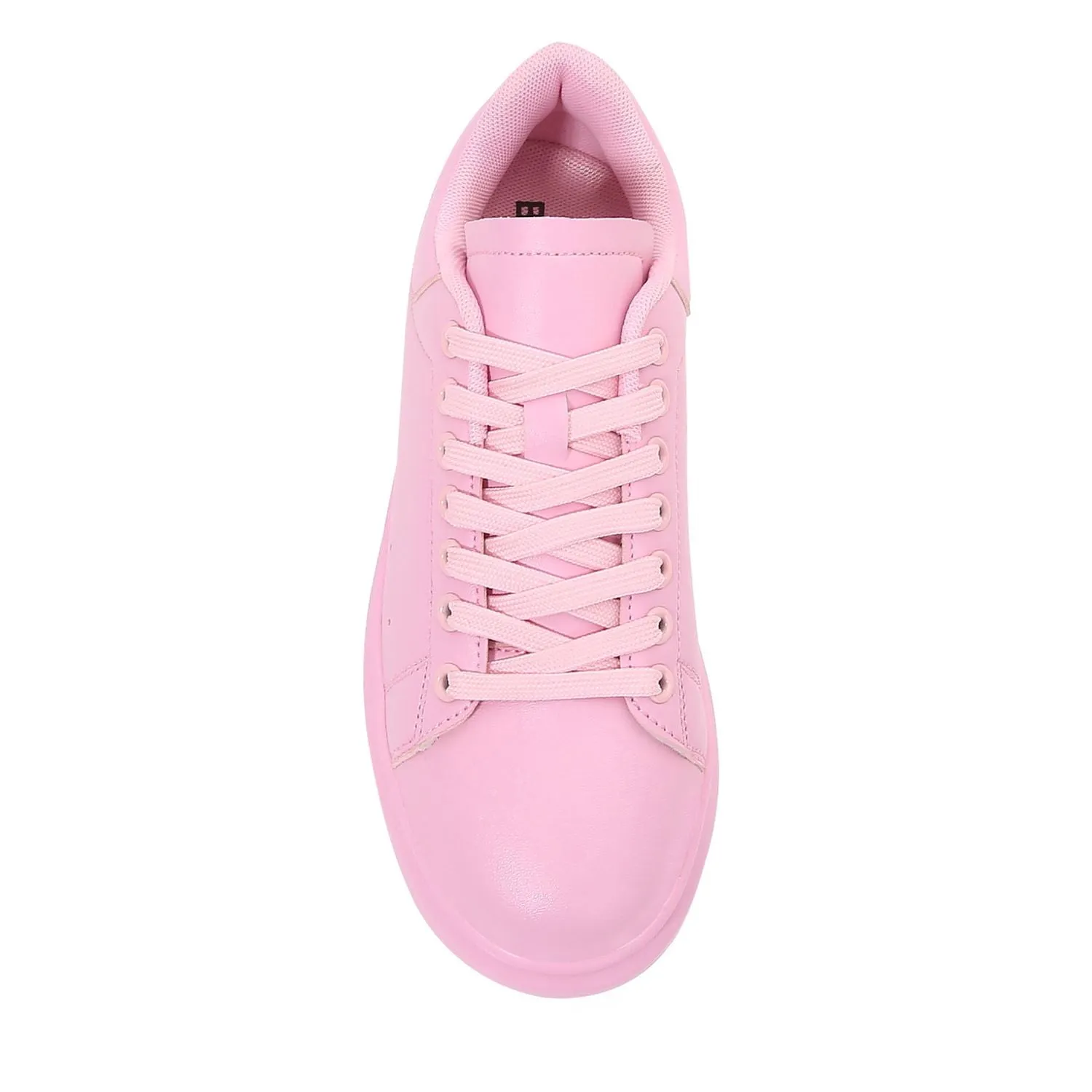 Simplicity Pure Color Platform Sneaker