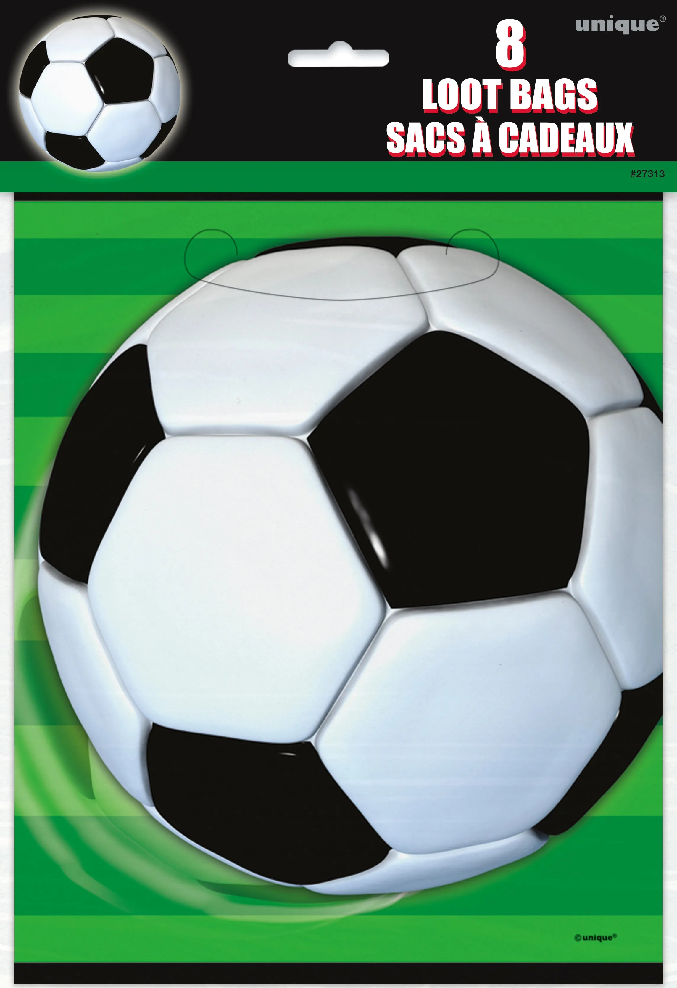 Soccer Loot Bags, 8ct
