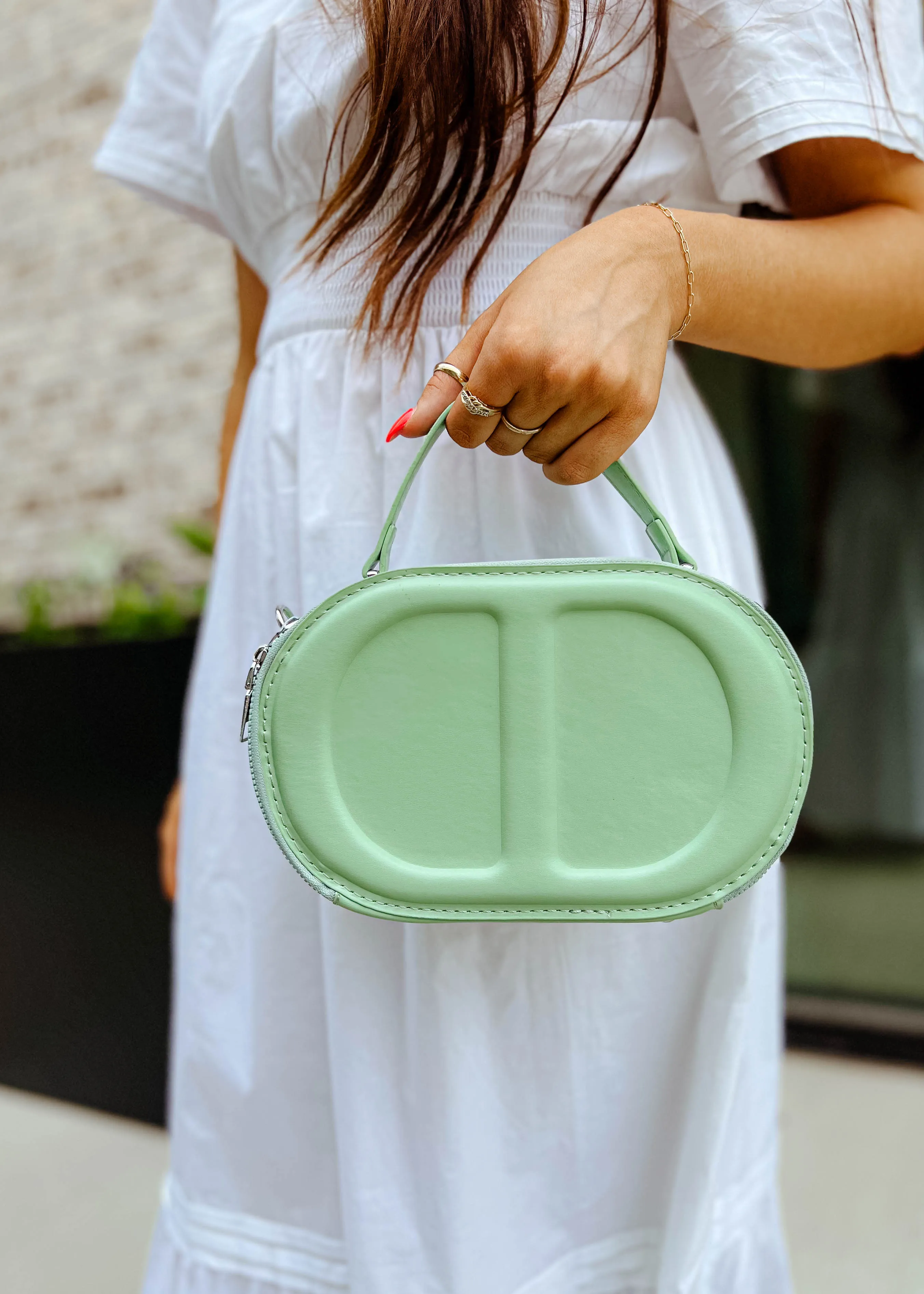 Solid Shoulder Bag