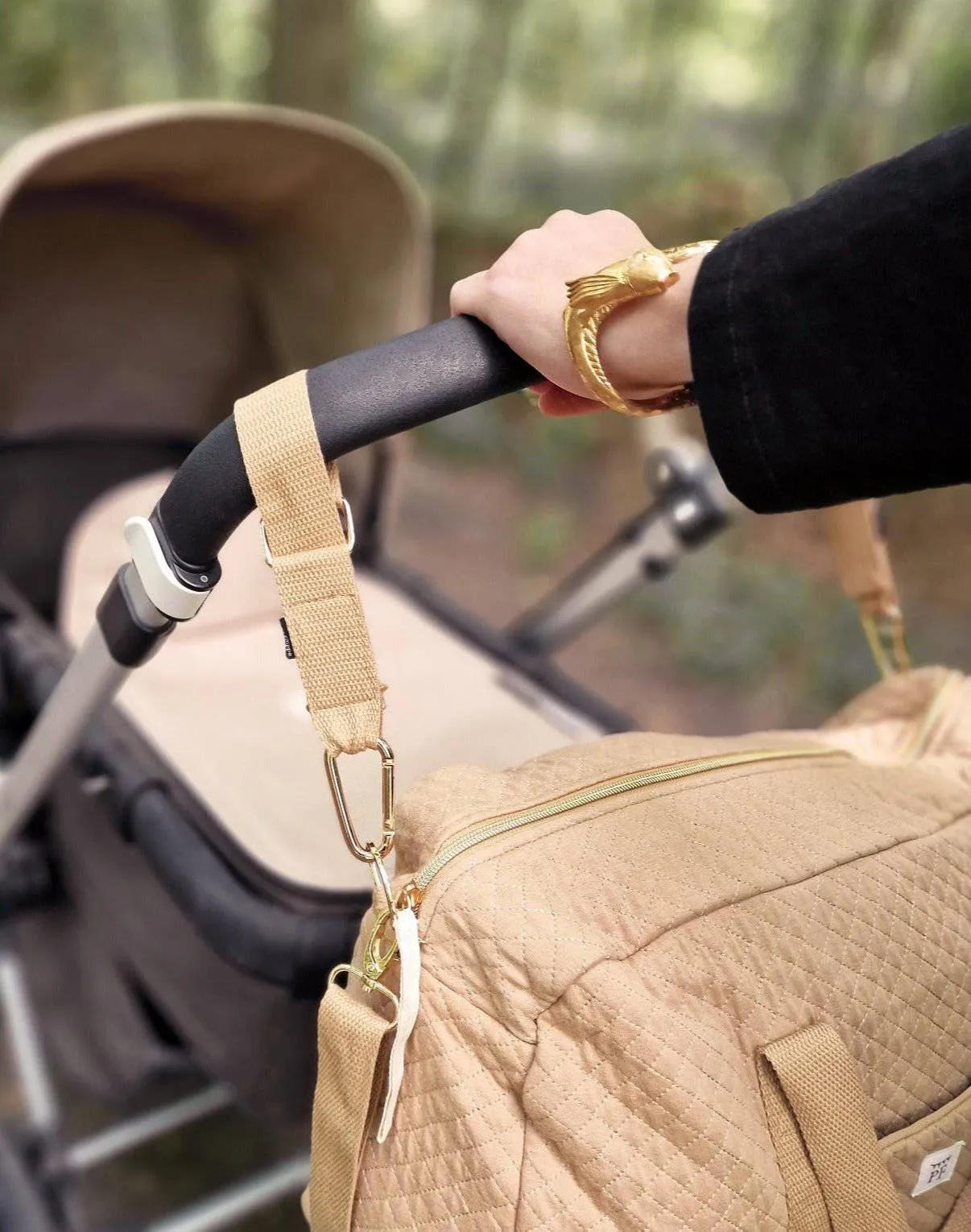 Stroller Clip Set - Beige