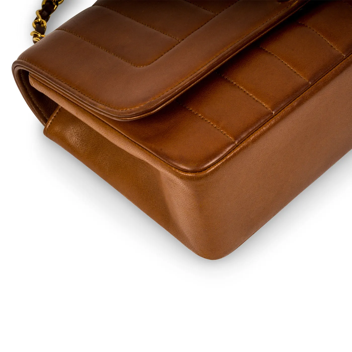 Timeless Vintage Flap Bag - Brown - GHW