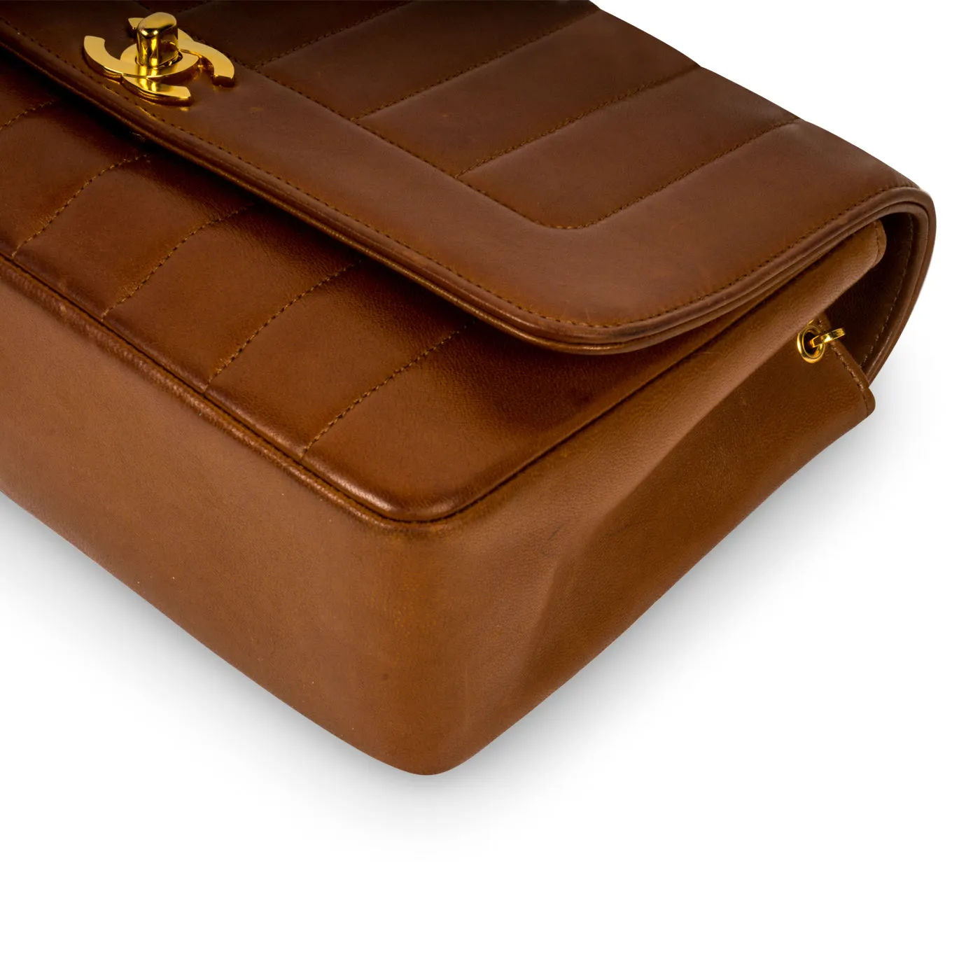 Timeless Vintage Flap Bag - Brown - GHW