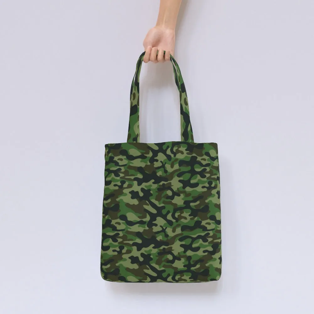 Tote Bag - Camo Green