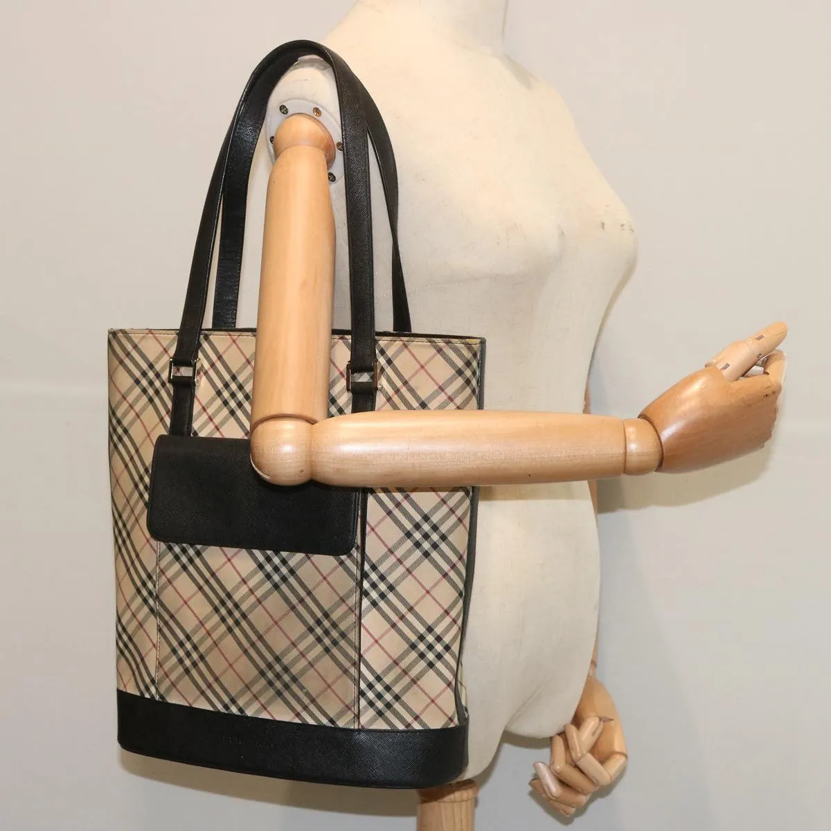 Trendy Inspired Burberry Check Link Shoulder Bag