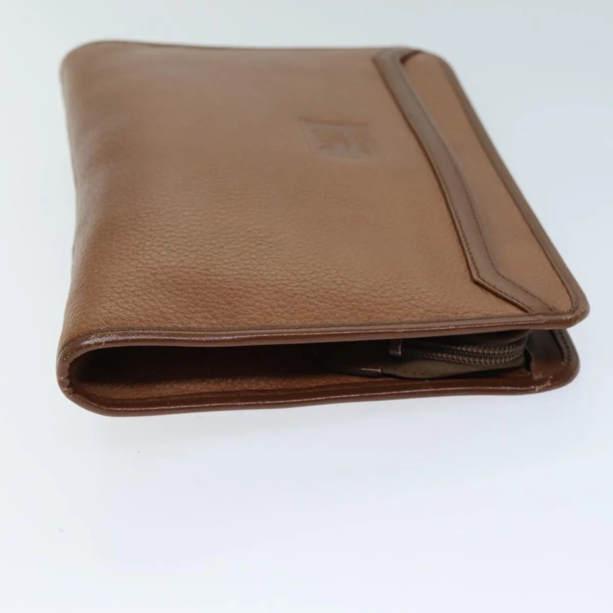 Trendy Inspired Burberryss Clutch Bag Leather Brown Auth Bs14350