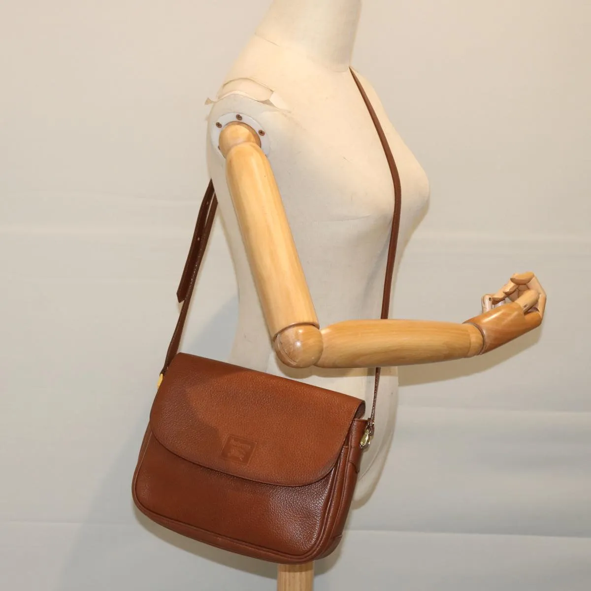 Trendy Inspired Burberryss Shoulder Bag Leather Brown Auth Ep3760
