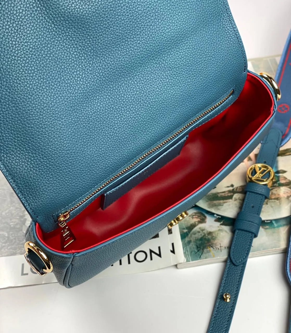 Trendy Inspired Louis Vuitton Bags Pont 9 Soft Pm Blue