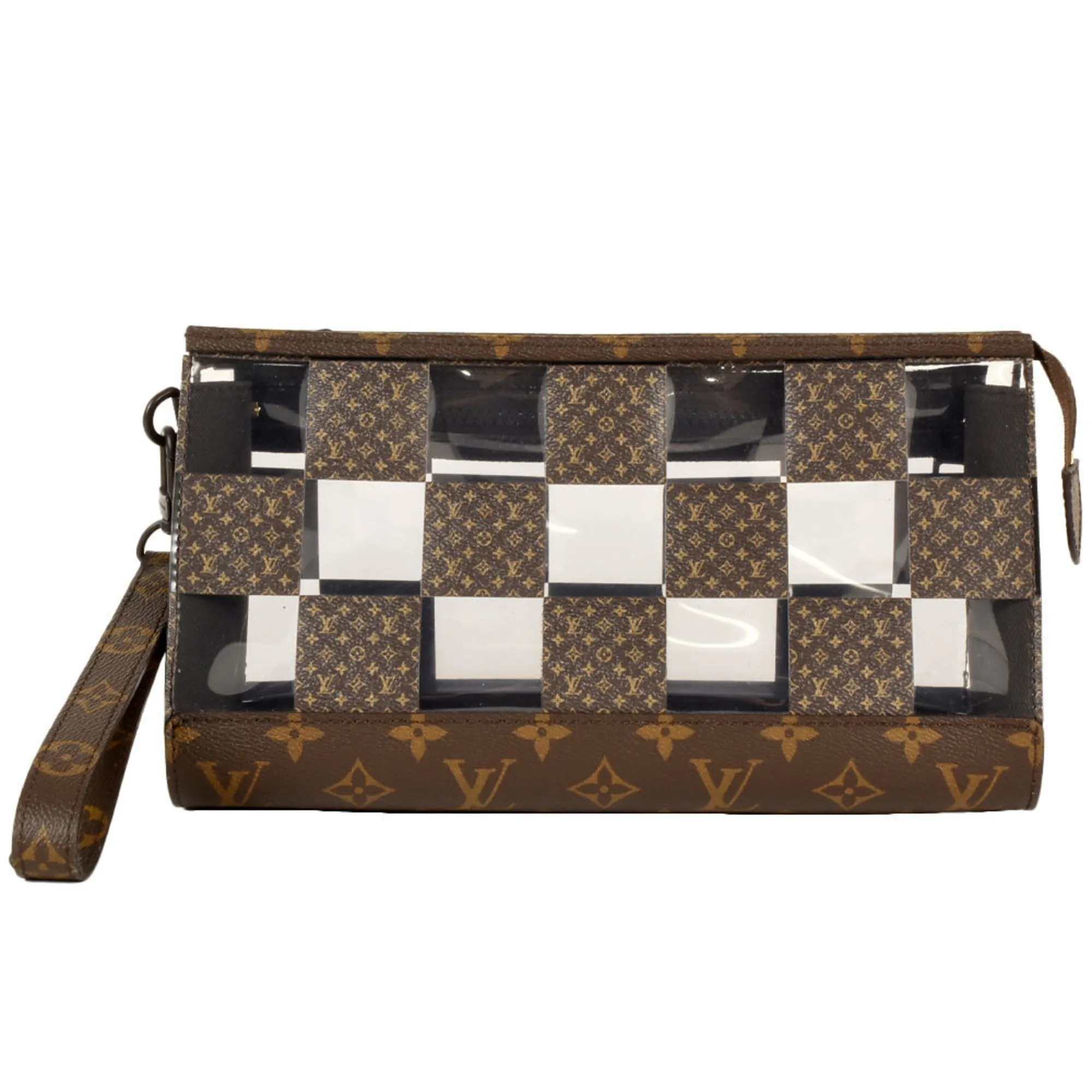 Trendy Inspired Louis Vuitton Chess Clutch Bag