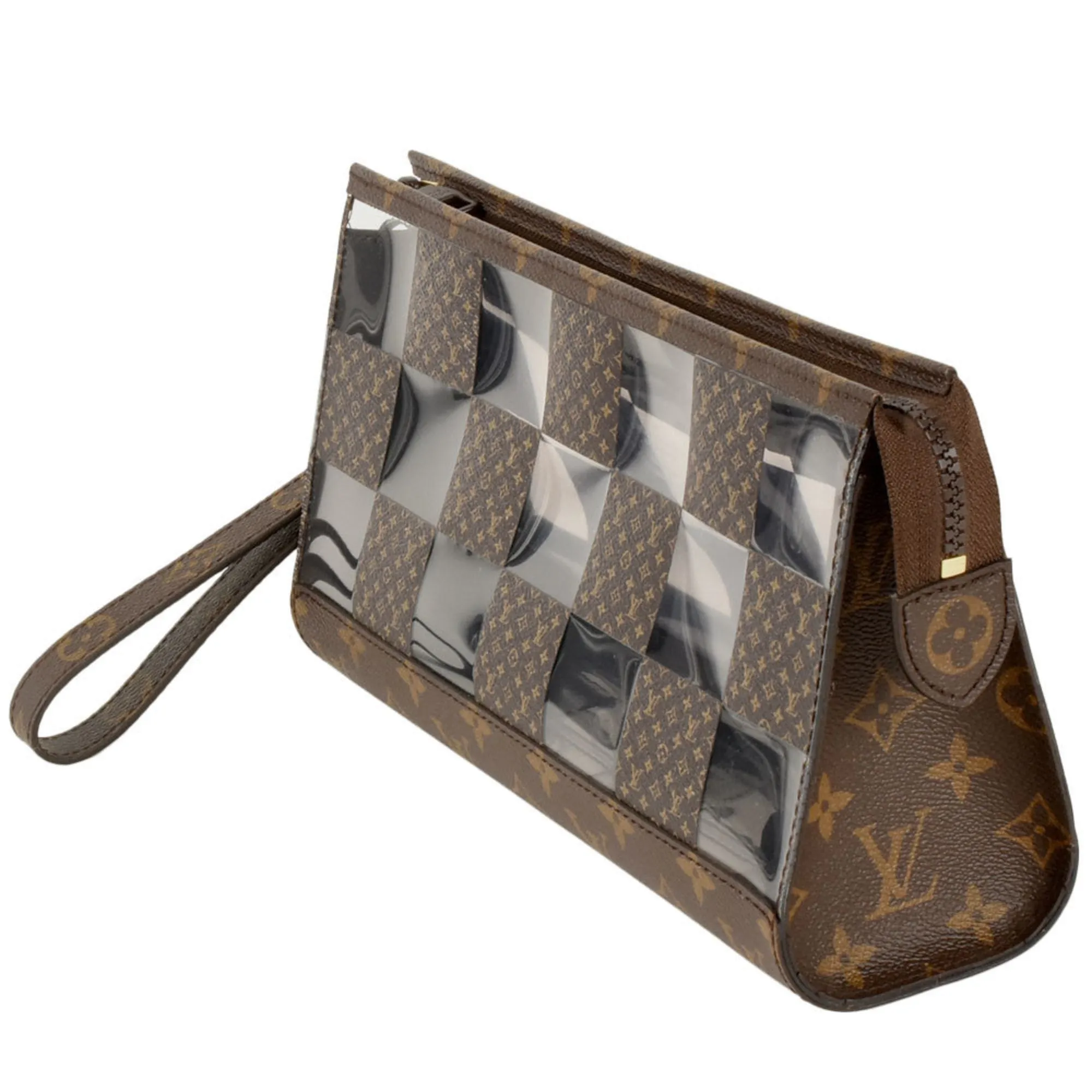 Trendy Inspired Louis Vuitton Chess Clutch Bag