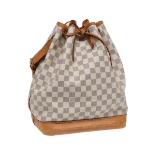 Trendy Inspired Louis Vuitton Damier Azur Noe Shoulder Bag N42222 Lv Auth 88436