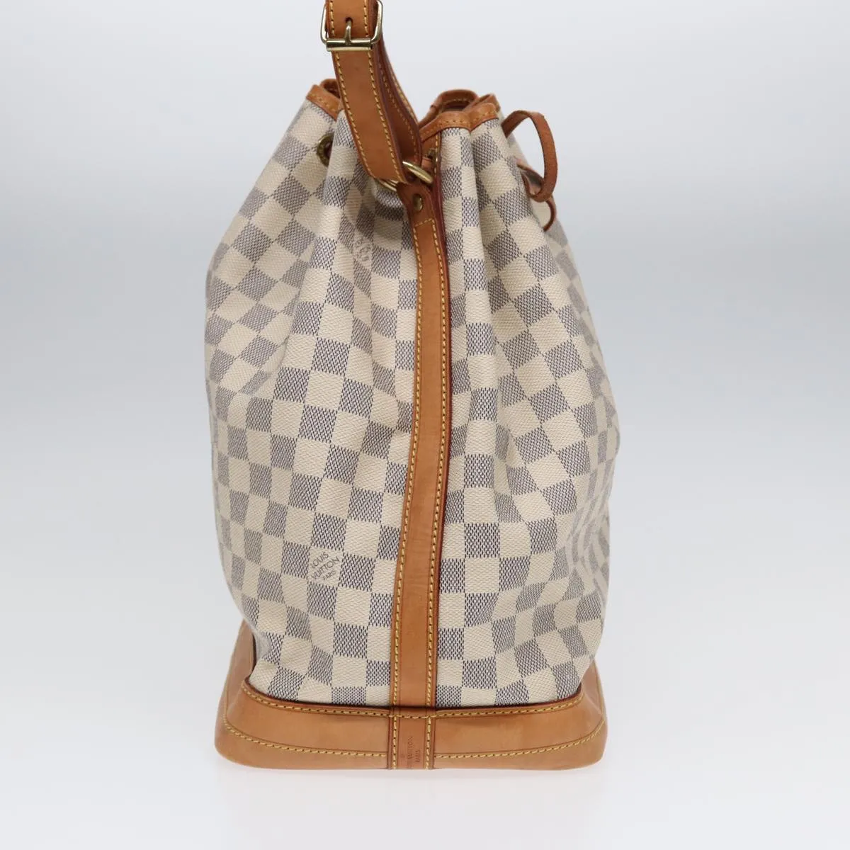 Trendy Inspired Louis Vuitton Damier Azur Noe Shoulder Bag N42222 Lv Auth 88436