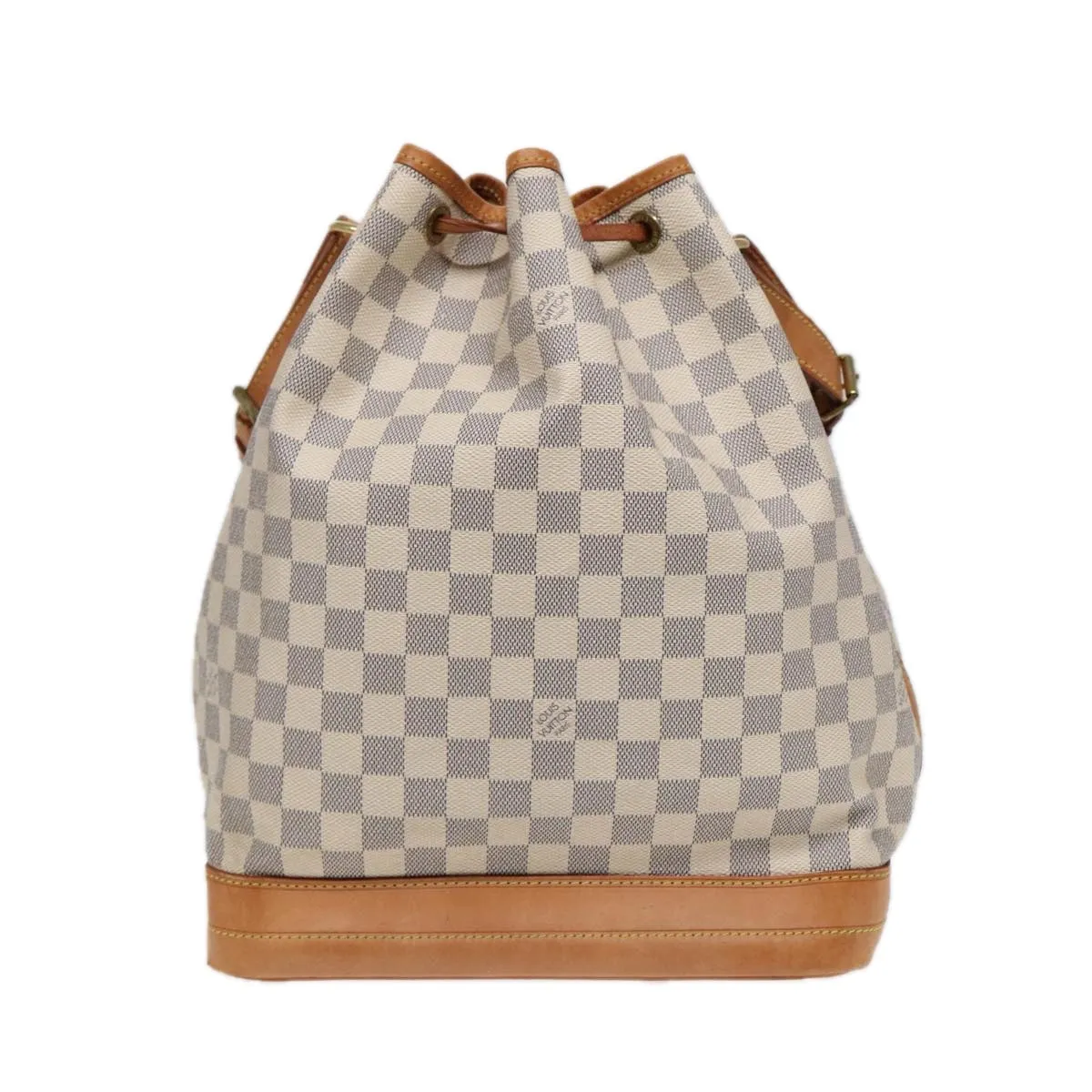 Trendy Inspired Louis Vuitton Damier Azur Noe Shoulder Bag N42222 Lv Auth 88436