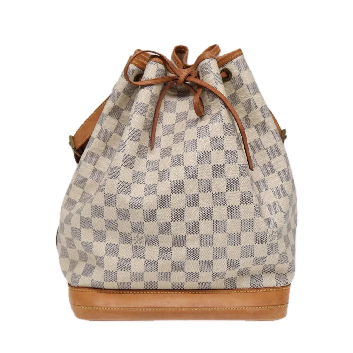 Trendy Inspired Louis Vuitton Damier Azur Noe Shoulder Bag N42222 Lv Auth 88436