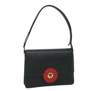 Trendy Inspired Louis Vuitton Epi Free Run Shoulder Bag Red Black M52417 Lv Auth 56485