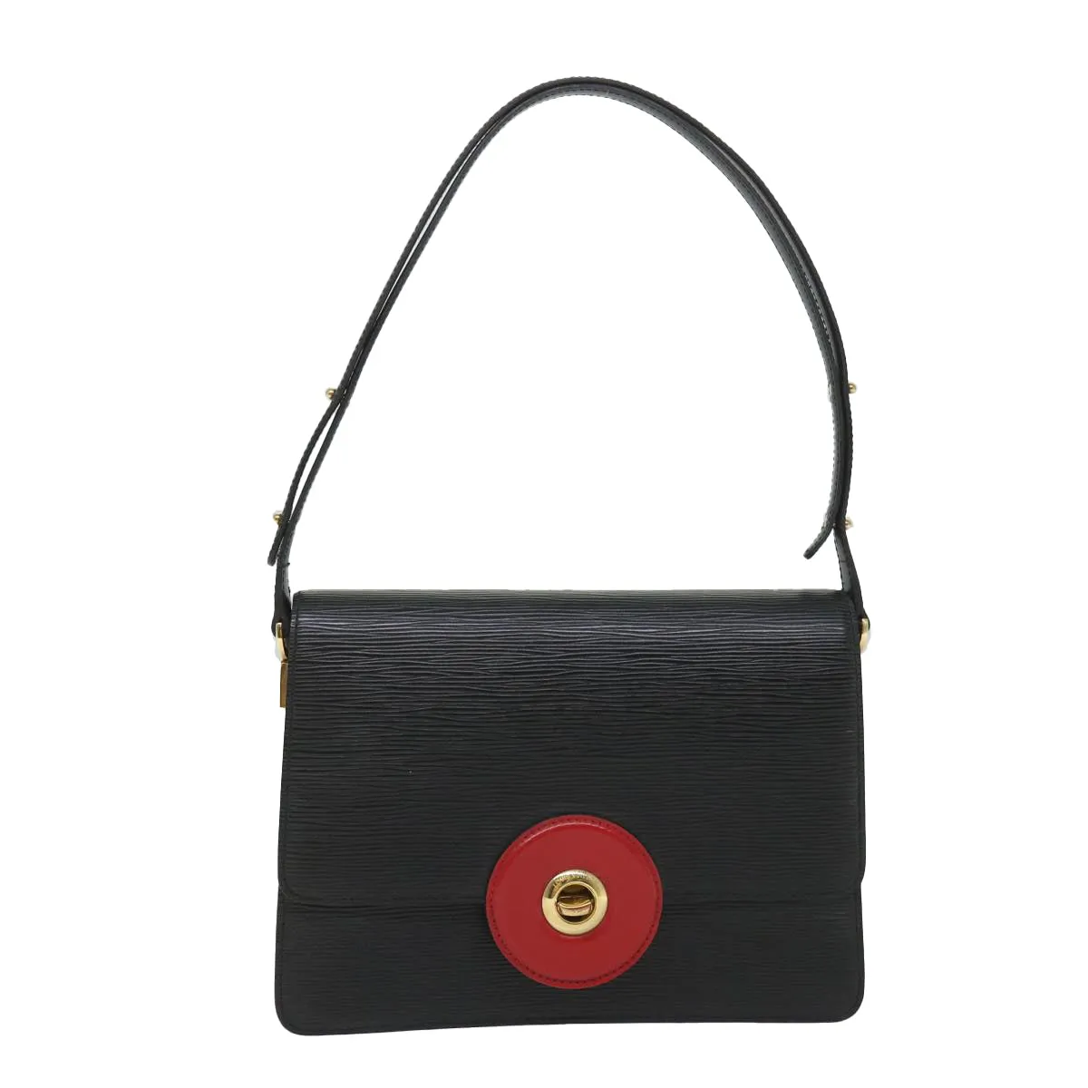 Trendy Inspired Louis Vuitton Epi Free Run Shoulder Bag Red Black M52417 Lv Auth 56485