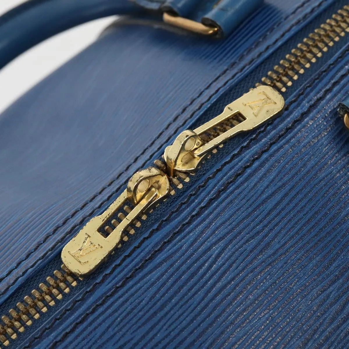Trendy Inspired Louis Vuitton Epi Keepall 55 Boston Bag Vintage Blue M42955 Lv Auth 82152