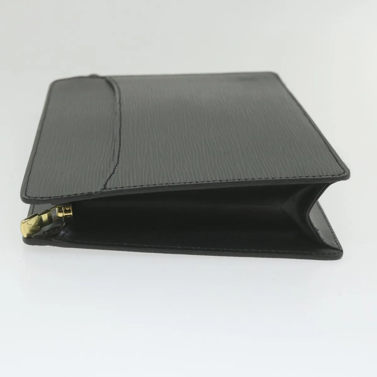Trendy Inspired Louis Vuitton Epi Pochette Homme Clutch Bag Black M52522 Lv Auth Ki3764