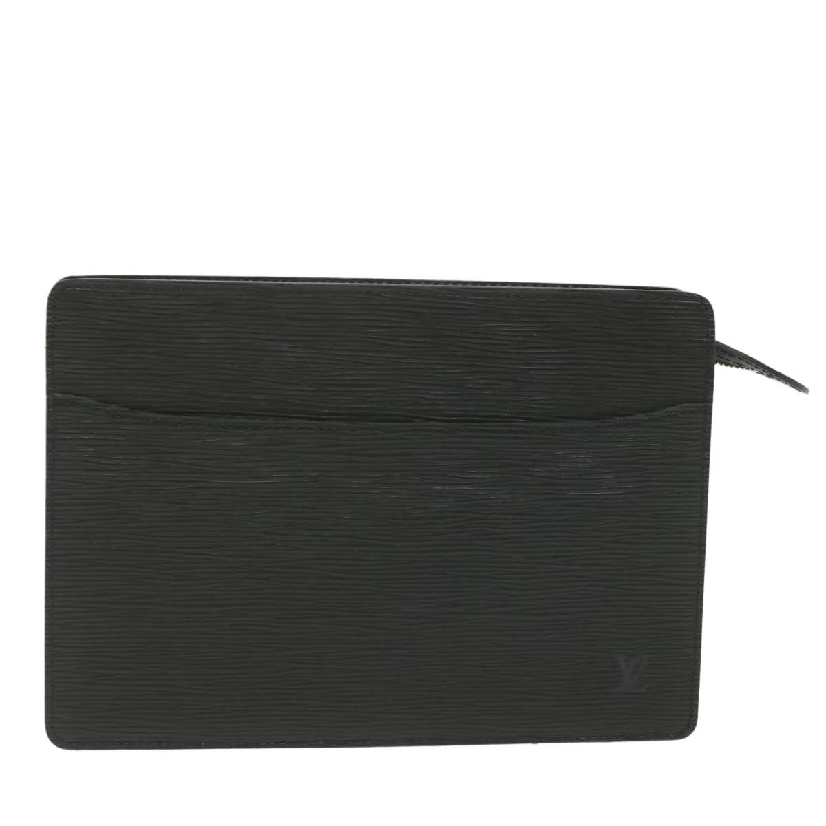 Trendy Inspired Louis Vuitton Epi Pochette Homme Clutch Bag Black M52522 Lv Auth Ki3764