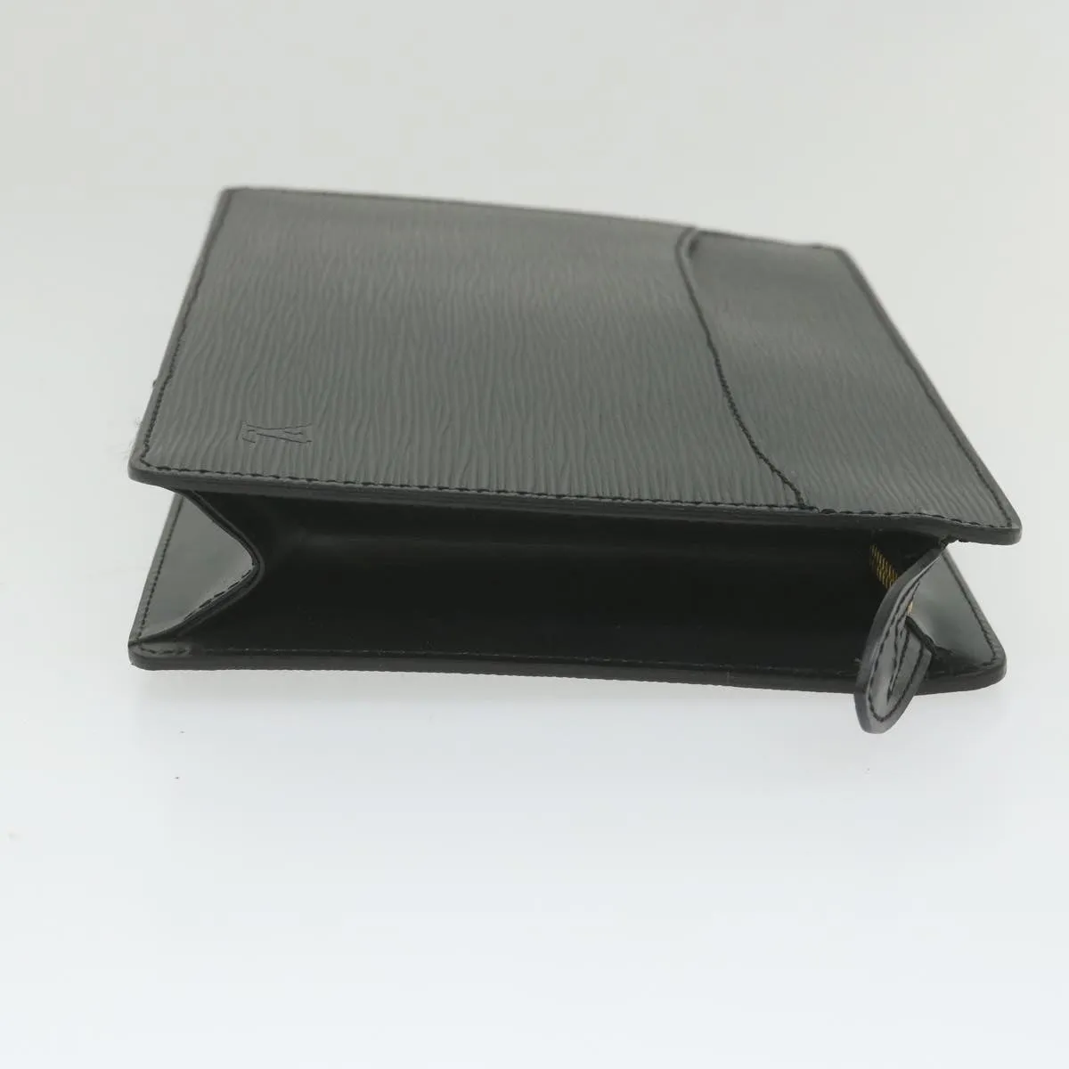 Trendy Inspired Louis Vuitton Epi Pochette Homme Clutch Bag Black M52522 Lv Auth Ki3764