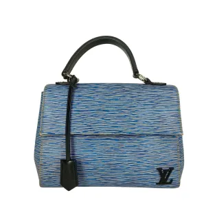 Trendy Inspired Louis Vuitton Louis Vuitton Louis Vuitton Cluny Bag In Light Blue Epi Leather