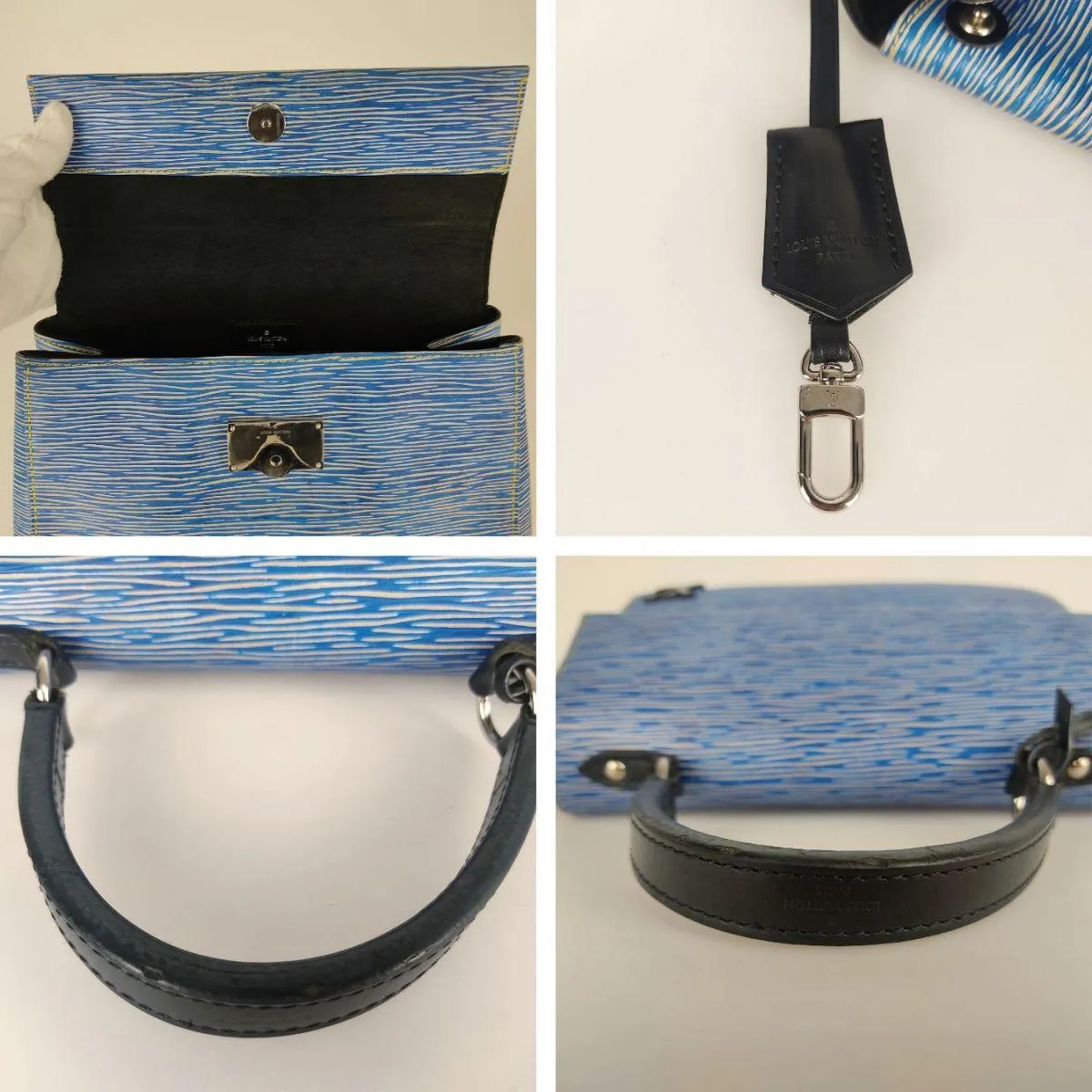 Trendy Inspired Louis Vuitton Louis Vuitton Louis Vuitton Cluny Bag In Light Blue Epi Leather