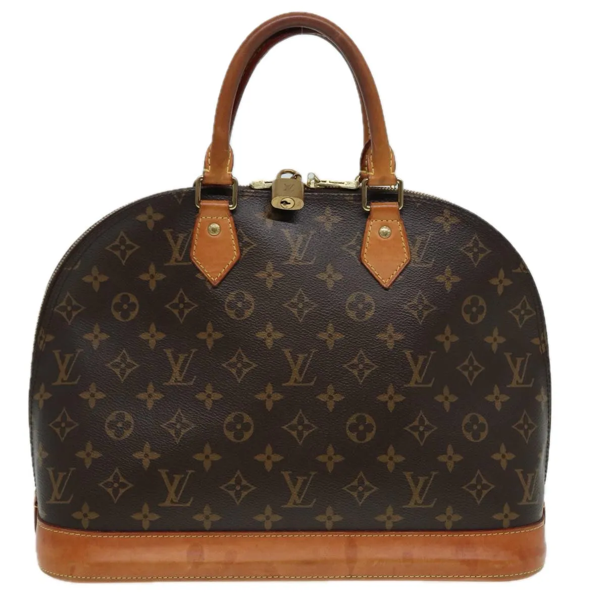 Trendy Inspired Louis Vuitton Monogram Alma Mm Hand Bag M40878 Lv Auth 83099