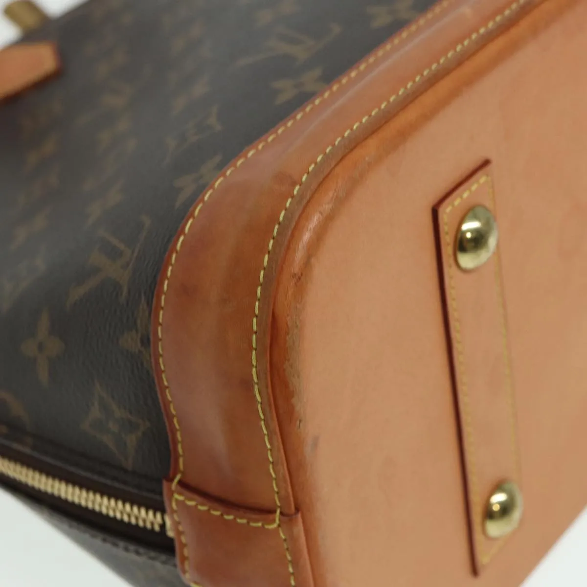 Trendy Inspired Louis Vuitton Monogram Alma Mm Hand Bag M40878 Lv Auth 83099