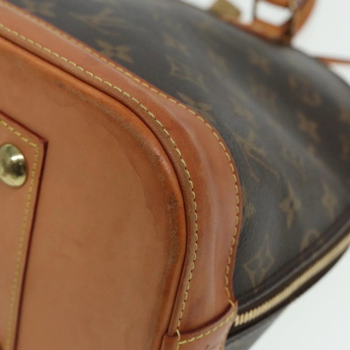 Trendy Inspired Louis Vuitton Monogram Alma Mm Hand Bag M40878 Lv Auth 83099