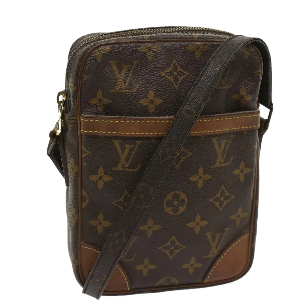 Trendy Inspired Louis Vuitton Monogram Danube Shoulder Bag M45266 Lv Auth 55933