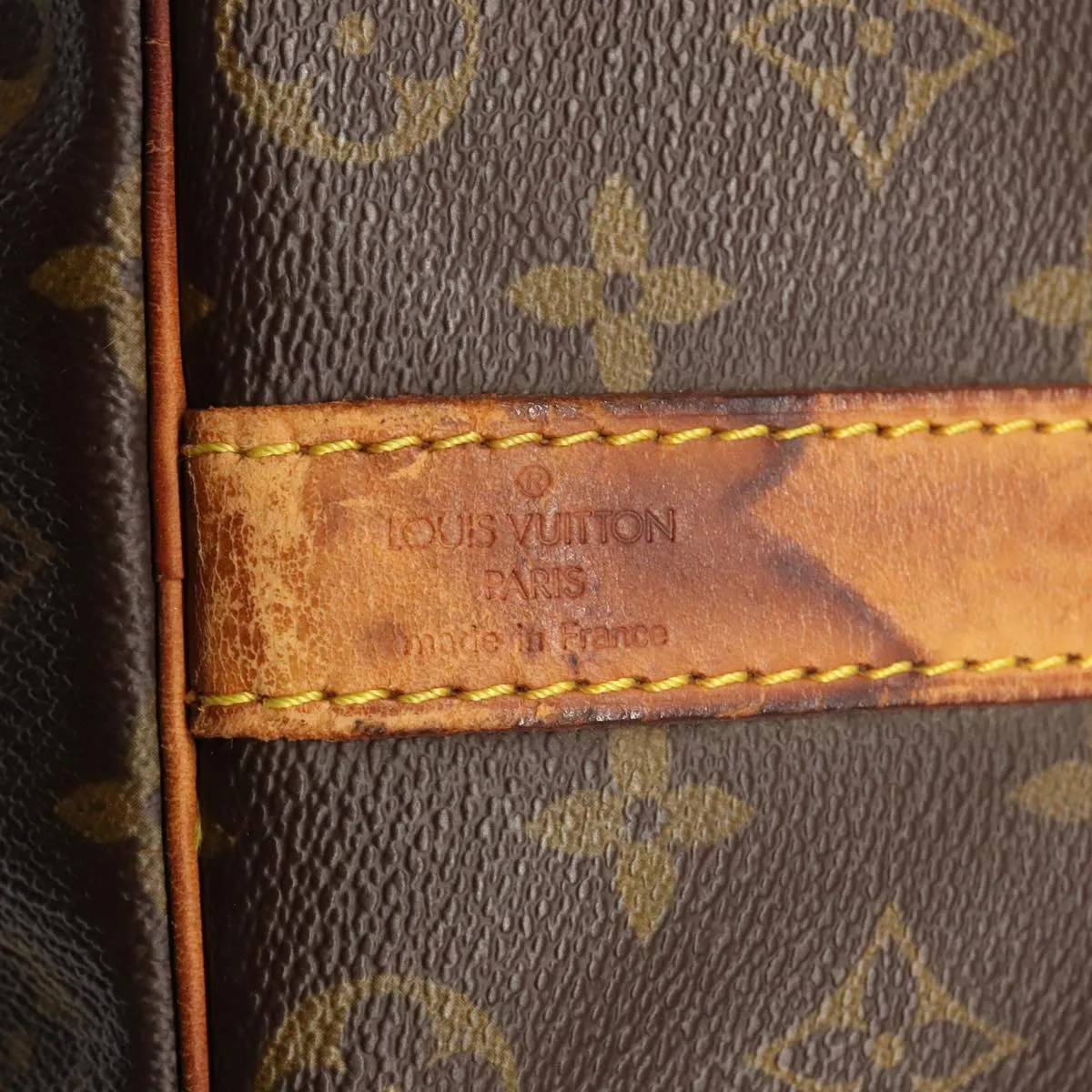 Trendy Inspired Louis Vuitton Monogram Keepall Bandouliere 50 Boston Bag M41416 Lv Auth Tb1121