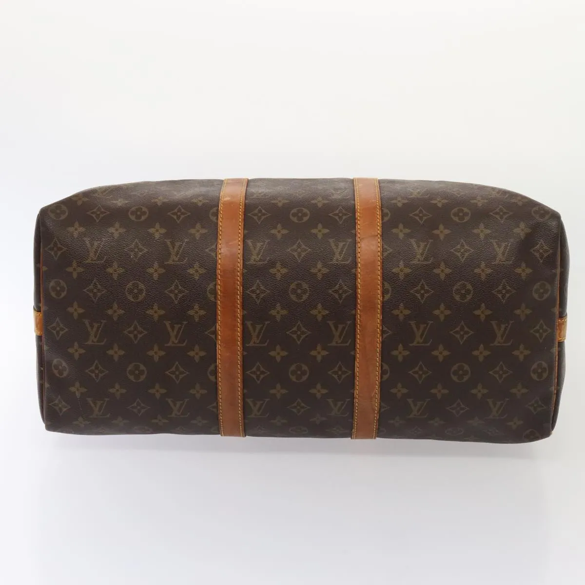 Trendy Inspired Louis Vuitton Monogram Keepall Bandouliere 50 Boston Bag M41416 Lv Auth Tb1121