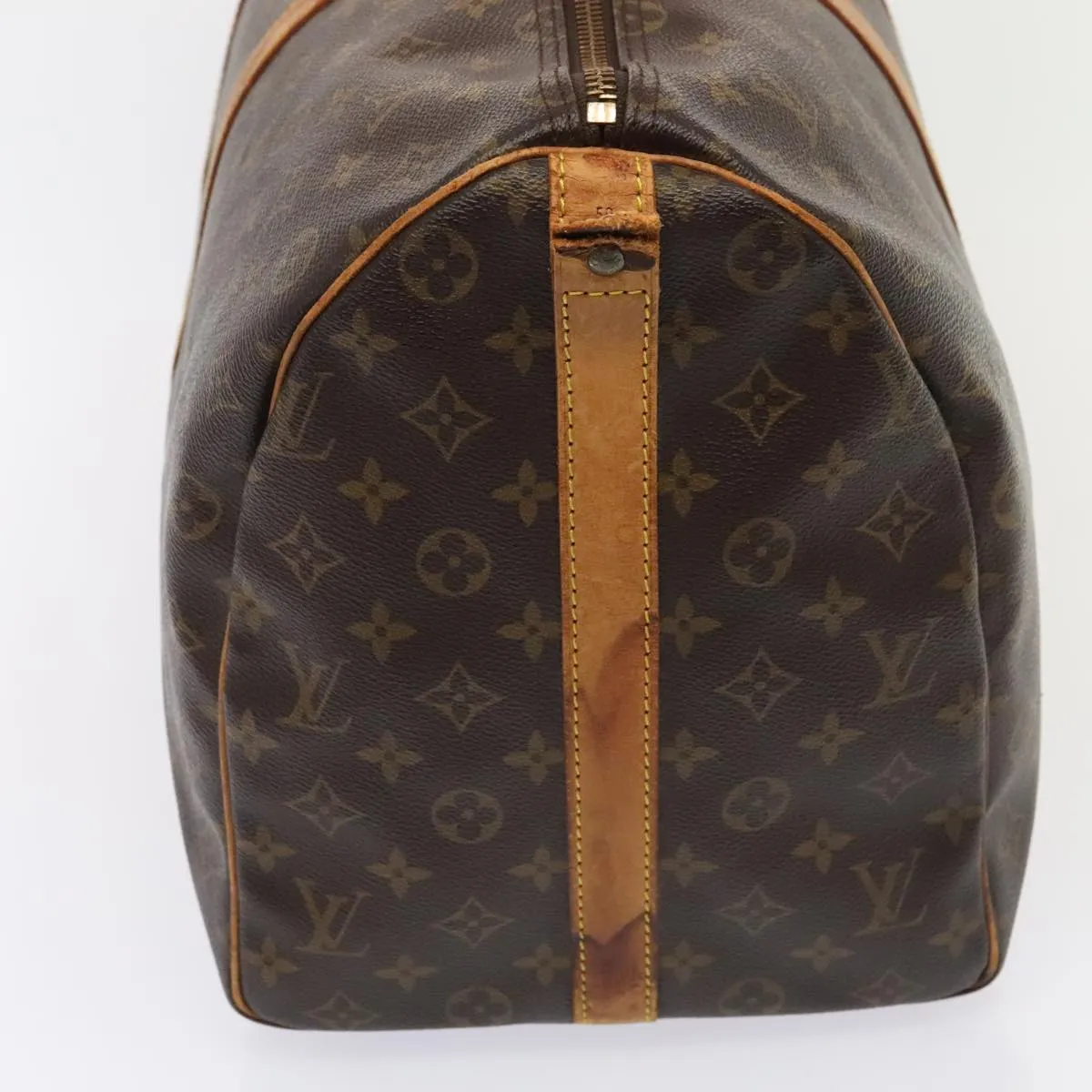 Trendy Inspired Louis Vuitton Monogram Keepall Bandouliere 50 Boston Bag M41416 Lv Auth Tb1121