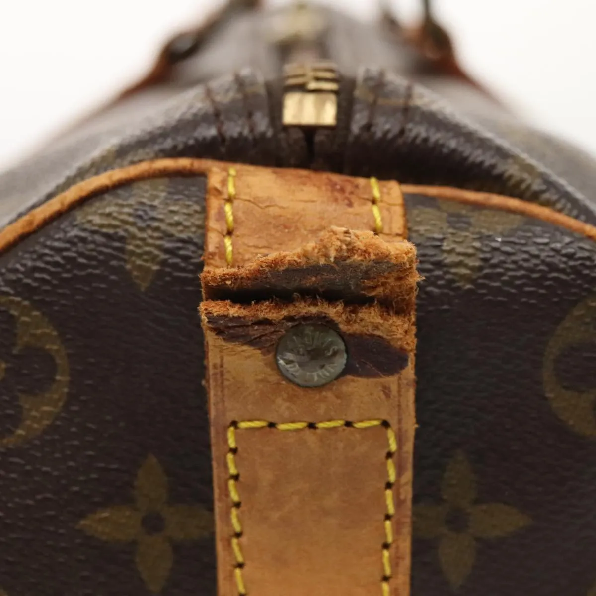 Trendy Inspired Louis Vuitton Monogram Keepall Bandouliere 50 Boston Bag M41416 Lv Auth Tb1121