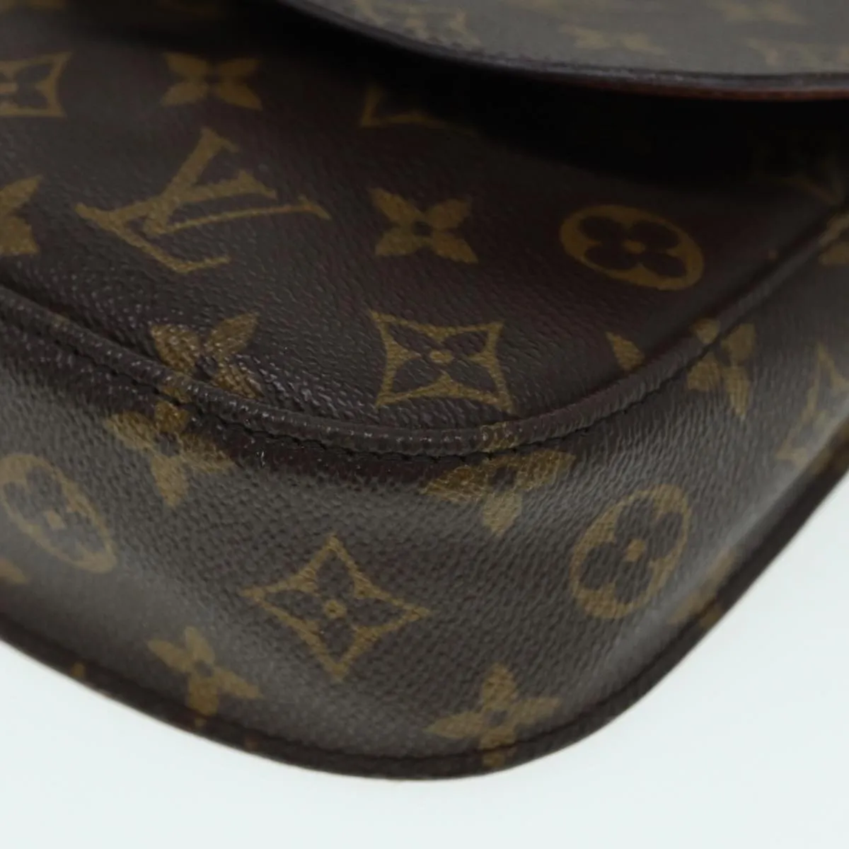 Trendy Inspired Louis Vuitton Monogram Saint Cloud Mm Shoulder Bag M51243 Lv Auth Bs17626