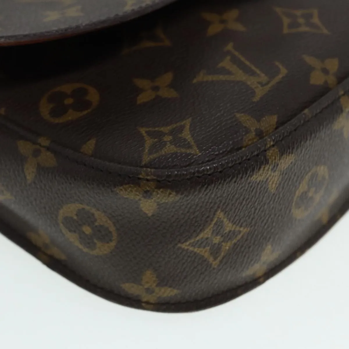 Trendy Inspired Louis Vuitton Monogram Saint Cloud Mm Shoulder Bag M51243 Lv Auth Bs17626