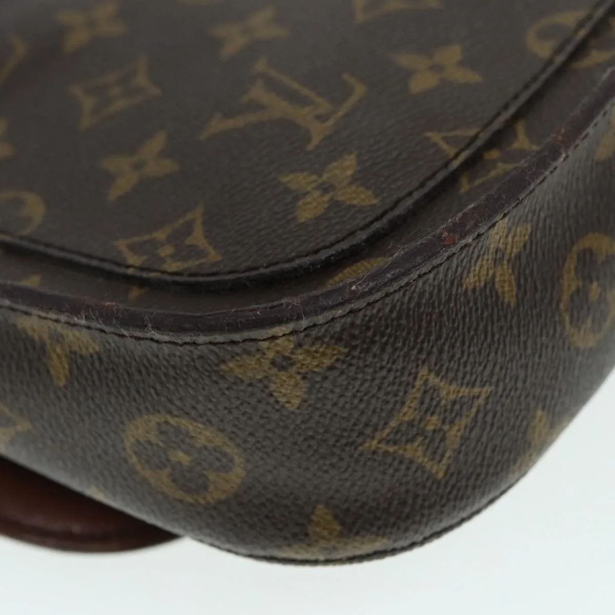 Trendy Inspired Louis Vuitton Monogram Saint Cloud Mm Shoulder Bag M51243 Lv Auth Bs17626