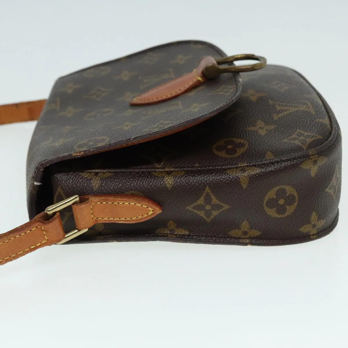 Trendy Inspired Louis Vuitton Monogram Saint Cloud Mm Shoulder Bag M51243 Lv Auth Bs17626