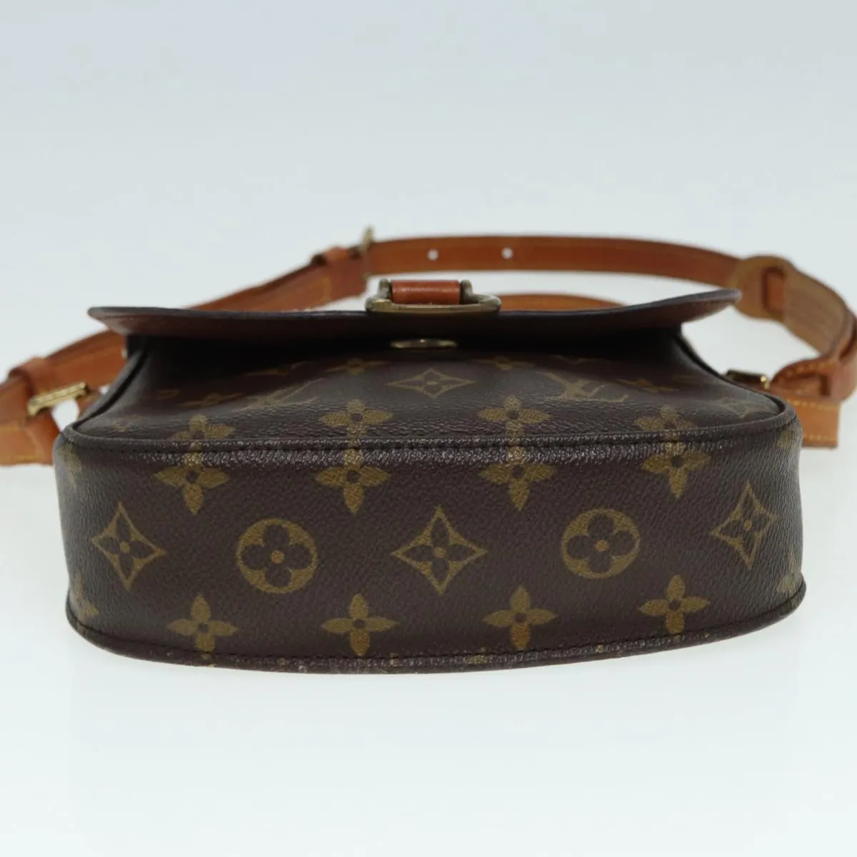 Trendy Inspired Louis Vuitton Monogram Saint Cloud Mm Shoulder Bag M51243 Lv Auth Bs17626