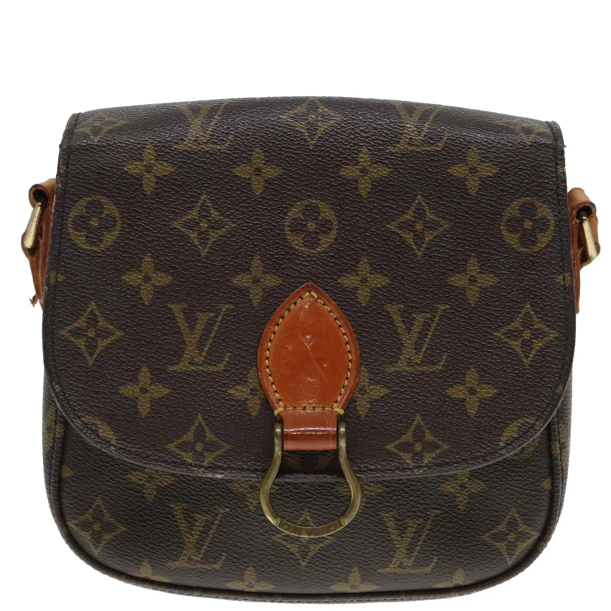 Trendy Inspired Louis Vuitton Monogram Saint Cloud Mm Shoulder Bag M51243 Lv Auth Bs17626