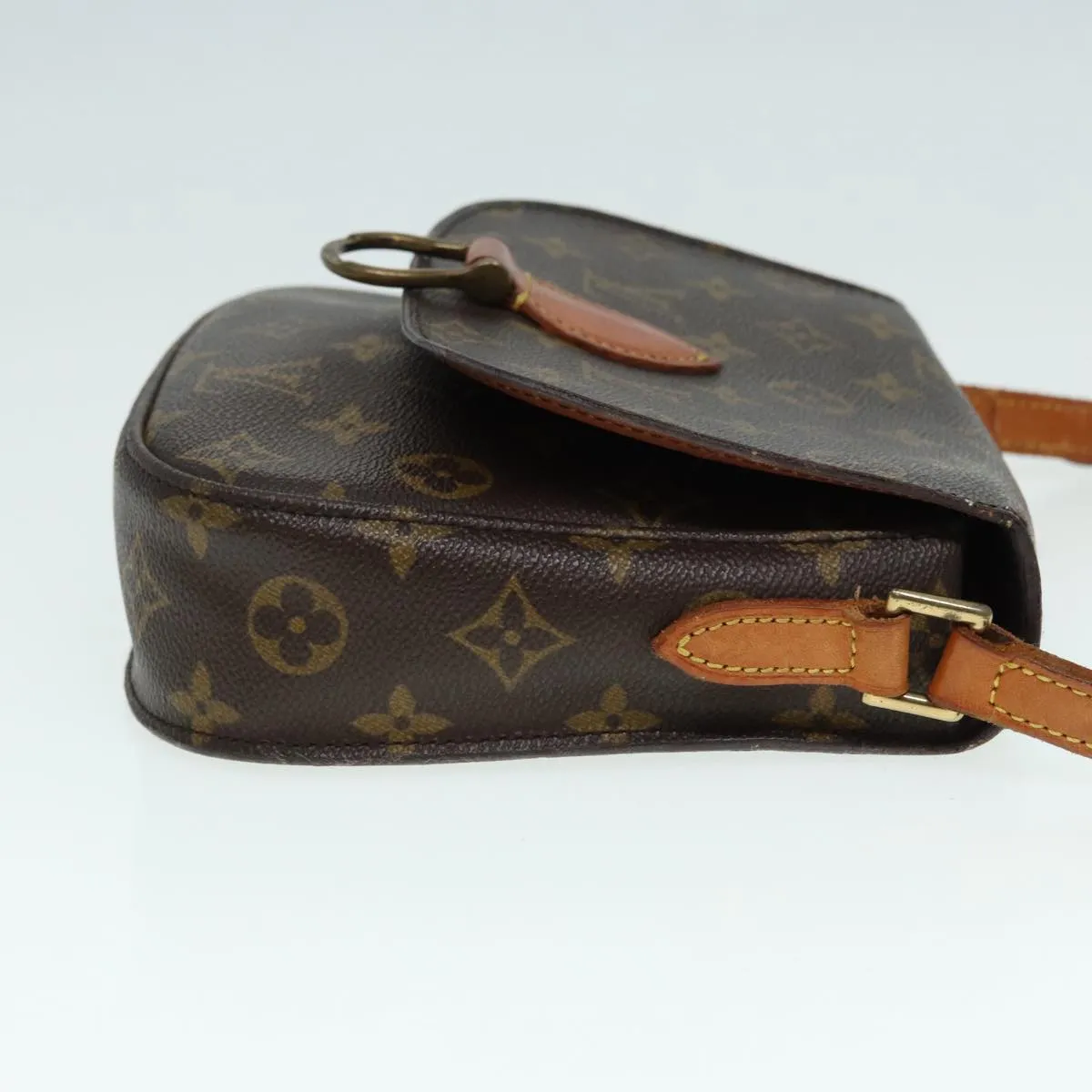 Trendy Inspired Louis Vuitton Monogram Saint Cloud Mm Shoulder Bag M51243 Lv Auth Bs17626